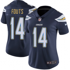 Women's Nike Los Angeles Chargers #14 Dan Fouts Elite Navy Blue Team Color NFL Jersey