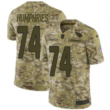 Men's Nike Arizona Cardinals #74 D.J. Humphries Limited Camo 2018 Salute to Service NFL Jersey