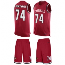 Men's Nike Arizona Cardinals #74 D.J. Humphries Limited Red Tank Top Suit NFL Jersey