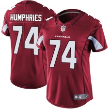 Women's Nike Arizona Cardinals #74 D.J. Humphries Elite Red Team Color NFL Jersey