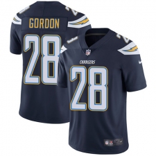 Youth Nike Los Angeles Chargers #28 Melvin Gordon Elite Navy Blue Team Color NFL Jersey
