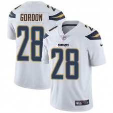 Youth Nike Los Angeles Chargers #28 Melvin Gordon White Vapor Untouchable Limited Player NFL Jersey