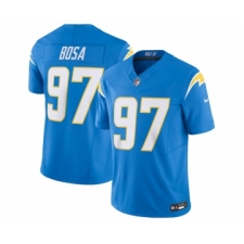 Men's Nike Los Angeles Chargers #97 Joey Bosa Blue 2023 F.U.S.E. Vapor Untouchable Limited Stitched Jersey