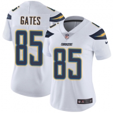 Women's Nike Los Angeles Chargers #85 Antonio Gates Elite White NFL Jersey
