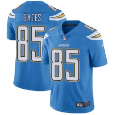 Youth Nike Los Angeles Chargers #85 Antonio Gates Electric Blue Alternate Vapor Untouchable Limited Player NFL Jersey