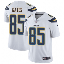 Youth Nike Los Angeles Chargers #85 Antonio Gates Elite White NFL Jersey
