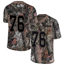 Youth Nike Los Angeles Chargers #76 Russell Okung Limited Camo Rush Realtree NFL Jersey