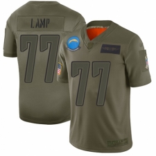 Men's Los Angeles Chargers #77 Forrest Lamp Limited Camo 2019 Salute to Service Football Jersey