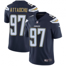 Youth Nike Los Angeles Chargers #97 Jeremiah Attaochu Elite Navy Blue Team Color NFL Jersey