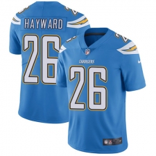 Youth Nike Los Angeles Chargers #26 Casey Hayward Elite Electric Blue Alternate NFL Jersey