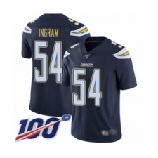 Men's Los Angeles Chargers #54 Melvin Ingram Navy Blue Team Color Vapor Untouchable Limited Player 100th Season Football Jersey