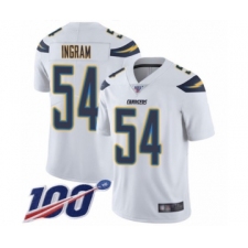 Men's Los Angeles Chargers #54 Melvin Ingram White Vapor Untouchable Limited Player 100th Season Football Jersey