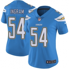 Women's Nike Los Angeles Chargers #54 Melvin Ingram Elite Electric Blue Alternate NFL Jersey