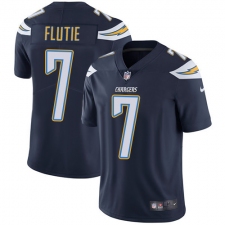Youth Nike Los Angeles Chargers #7 Doug Flutie Elite Navy Blue Team Color NFL Jersey