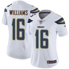 Women's Nike Los Angeles Chargers #16 Tyrell Williams Elite White NFL Jersey