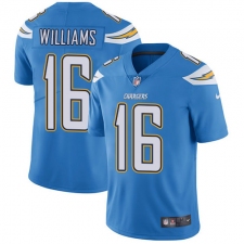 Youth Nike Los Angeles Chargers #16 Tyrell Williams Electric Blue Alternate Vapor Untouchable Limited Player NFL Jersey