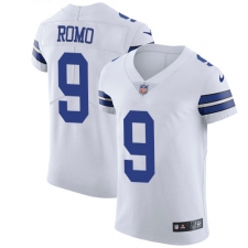 Men's Nike Dallas Cowboys #9 Tony Romo Elite White NFL Jersey