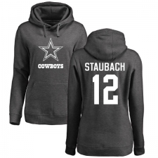 NFL Women's Nike Dallas Cowboys #12 Roger Staubach Ash One Color Pullover Hoodie