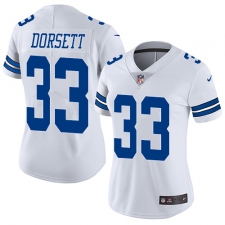 Women's Nike Dallas Cowboys #33 Tony Dorsett Elite White NFL Jersey