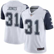 Youth Nike Dallas Cowboys #31 Byron Jones Limited White Rush Vapor Untouchable NFL Jersey