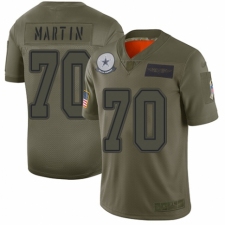 Youth Dallas Cowboys #70 Zack Martin Limited Camo 2019 Salute to Service Football Jersey