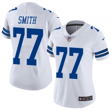 Women's Nike Dallas Cowboys #77 Tyron Smith White Vapor Untouchable Limited Player NFL Jersey