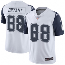 Men's Nike Dallas Cowboys #88 Dez Bryant Limited White Rush Vapor Untouchable NFL Jersey