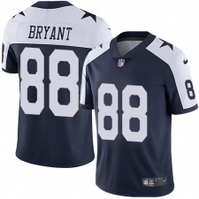 Men's Nike Dallas Cowboys #88 Dez Bryant Navy Blue Throwback Alternate Vapor Untouchable Limited Player NFL Jersey