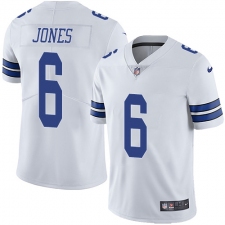 Youth Nike Dallas Cowboys #6 Chris Jones White Vapor Untouchable Limited Player NFL Jersey