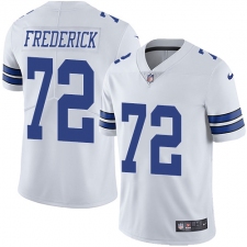Youth Nike Dallas Cowboys #72 Travis Frederick White Vapor Untouchable Limited Player NFL Jersey