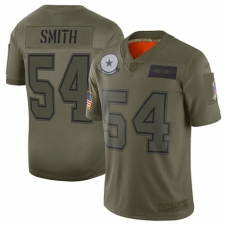 Men's Dallas Cowboys #54 Jaylon Smith Limited Camo 2019 Salute to Service Football Jersey
