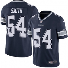 Youth Nike Dallas Cowboys #54 Jaylon Smith Navy Blue Team Color Vapor Untouchable Limited Player NFL Jersey