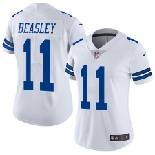 Women's Nike Dallas Cowboys #11 Cole Beasley White Vapor Untouchable Limited Player NFL Jersey
