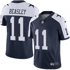 Youth Nike Dallas Cowboys #11 Cole Beasley Navy Blue Throwback Alternate Vapor Untouchable Limited Player NFL Jersey