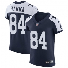 Men's Nike Dallas Cowboys #84 James Hanna Navy Blue Throwback Alternate Vapor Untouchable Elite Player NFL Jersey