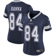 Women's Nike Dallas Cowboys #84 James Hanna Elite Navy Blue Team Color NFL Jersey