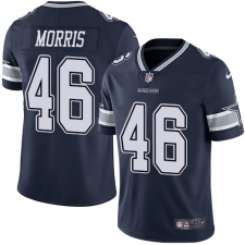 Men's Nike Dallas Cowboys #46 Alfred Morris Navy Blue Team Color Vapor Untouchable Limited Player NFL Jersey