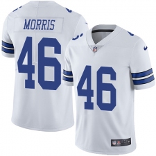 Men's Nike Dallas Cowboys #46 Alfred Morris White Vapor Untouchable Limited Player NFL Jersey