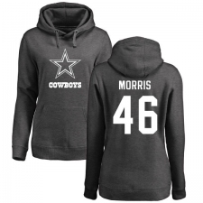 NFL Women's Nike Dallas Cowboys #46 Alfred Morris Ash One Color Pullover Hoodie