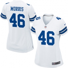 Women's Nike Dallas Cowboys #46 Alfred Morris Game White NFL Jersey