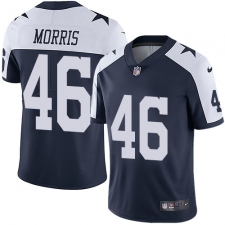 Youth Nike Dallas Cowboys #46 Alfred Morris Navy Blue Throwback Alternate Vapor Untouchable Limited Player NFL Jersey