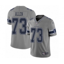 Youth Dallas Cowboys #73 Larry Allen Limited Gray Inverted Legend Football Jersey