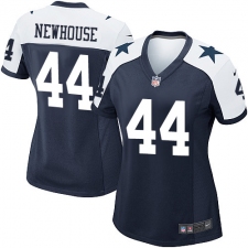 Women's Nike Dallas Cowboys #44 Robert Newhouse Game Navy Blue Throwback Alternate NFL Jersey