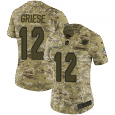 Women's Nike Miami Dolphins #12 Bob Griese Limited Camo 2018 Salute to Service NFL Jersey