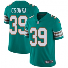 Youth Nike Miami Dolphins #39 Larry Csonka Elite Aqua Green Alternate NFL Jersey