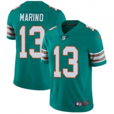 Youth Nike Miami Dolphins #13 Dan Marino Elite Aqua Green Alternate NFL Jersey