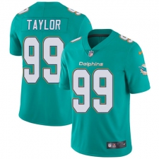 Youth Nike Miami Dolphins #99 Jason Taylor Elite Aqua Green Team Color NFL Jersey
