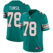 Men's Nike Miami Dolphins #78 Laremy Tunsil Aqua Green Alternate Vapor Untouchable Limited Player NFL Jersey