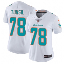 Women's Nike Miami Dolphins #78 Laremy Tunsil White Vapor Untouchable Limited Player NFL Jersey