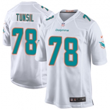 Youth Nike Miami Dolphins #78 Laremy Tunsil Game White NFL Jersey